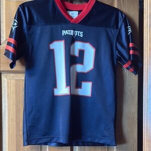 Patriots Kids Jersey - Navy and Red